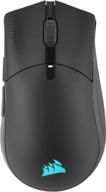 gaming mouse corsair gaming saber rgb pro wireless ch-9313211-eu (black) logo