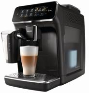 philips ep3241 series 3200 lattego coffee machine, glossy black logo