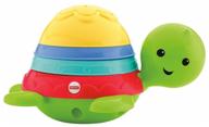 игрушка для ванной fisher-price черепашка (dhw16), разноцветный логотип