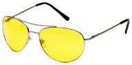 spg comfort ad009 driving glasses, frame color: yellow, lens color: yellow logo