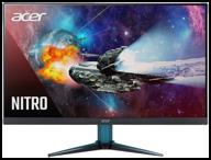 27" монитор acer nitro vg272uvbmiipx (um.hv2ee.s01), 2560x1440, 170 гц, ips, черный логотип