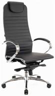 computer chair everprof deco eco for executive, upholstery: imitation leather, color: black logo