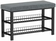 обувница stardis shoe rack bench, размер (шхг): 81х32 см, цвет: антрацит логотип