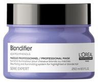 l "oreal professionnel blondifier mask for shining bleached and highlighted hair, 250 ml, jar logo