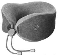 xiaomi массажная подушка lefan massage sleep neck pillow 26.5x24x10 см, темно-серый логотип