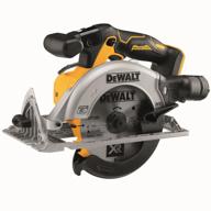 аккумуляторная дисковая пила dewalt dcs565n-xj желтый логотип