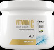 maxler vitamin c sodium ascorbate пор., 200 г, 1 шт. логотип