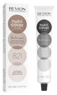 revlon professional краситель прямого действия nutri color filters 3 in 1 cream, 821 silver beige, 100 мл логотип