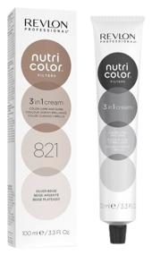 img 3 attached to Revlon Professional Краситель прямого действия Nutri Color Filters 3 In 1 Cream, 821 silver beige, 100 мл