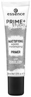 essence prime studio mattifying pore minimizing primer with black clay 30 ml logo