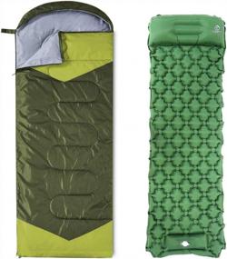 img 3 attached to Oaskys Camping Sleep System Set: Sleeping Bag & Sleeping Pad Combo For Ultimate Comfort Outdoors