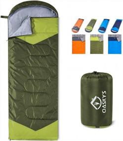img 2 attached to Oaskys Camping Sleep System Set: Sleeping Bag & Sleeping Pad Combo For Ultimate Comfort Outdoors