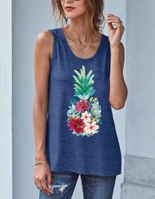 img 3 attached to Women'S Summer Beach Graphic Sleeveless Muscle Tee Shirt Funny Sunshine Tank Top