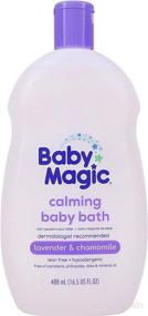 img 4 attached to Organic Baby Magic Calming Baby Bath, Gentle on Skin, Paraben-Free, Phthalate-Free, Sulfate-Free, Lavender & Chamomile Infused, 16.5 Fl Oz