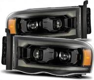 upgrade your 02-05 ram with alpharex pro-series projector headlights in alpha-black finish logo