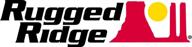rugged ridge 11642.10 splash guard kit for jeep wrangler jk - 4 piece, black (2007-2018) logo