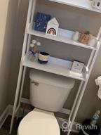 img 1 attached to Espresso Bathroom Spacesaver - UTEX Over-The-Toilet 3-Shelf Organizer review by Corey Randolph