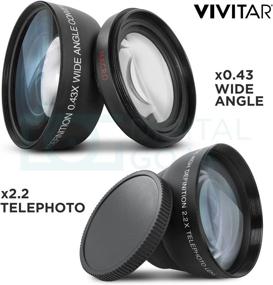 img 2 attached to 📸 Vivitar Essential 55MM Lens & Filter Accessory Kit for Nikon AF-P DX 18-55mm and Select Sony Lenses - Bundle with Wide Angle & Telephoto Lenses, Filters Kit & Macro Set, Lens Hood, Cap