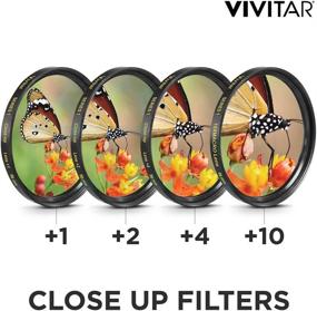 img 1 attached to 📸 Vivitar Essential 55MM Lens & Filter Accessory Kit for Nikon AF-P DX 18-55mm and Select Sony Lenses - Bundle with Wide Angle & Telephoto Lenses, Filters Kit & Macro Set, Lens Hood, Cap