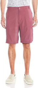 img 1 attached to Men'S Quick Dry Amphibian Hybrid Chino Golf Athletic 21'' Solid Walk Boardshort Shorts