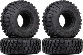 img 4 attached to INJORA 1.9 Crawler Tires: Perfect For RC Rock Terrain With TRX-4 Axial SCX10 90046 SCX10 III AXI03007 Tamiya CC01 D90 D110