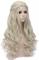 преобразите свой образ с париком mersi blonde costume для женщин: длинные плетеные волосы для вечеринки и хэллоуина - включает шапочку для парика (блондинка, s039g) логотип