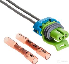 img 1 attached to 🔌 ACDelco GM PT248 2-Way Female Pigtail: Black & Green Multi-Purpose Connector (Blue)