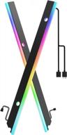 световая лента asiahorse lightsaber-x argb с 24 независимыми адресуемыми светодиодами rgb, совместимая с материнскими платами micro-atx и aura sync — для улучшенного освещения пк логотип
