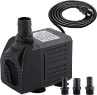 💧 yochaqute submersible water pump: 550gph 30w mini quiet with 6ft power cord for hydroponics, garden waterfall, pond, fish tank, fountain logo