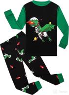 🎄 cozy and festive girls reindeer pajamas: 100% cotton toddler christmas sleepwear logo