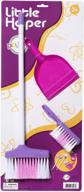 playkidz cleaning set for kids - including 3 cleaning toys broom, dustpan and brush, great toy gift for girls logo