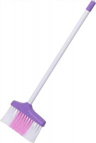 img 2 attached to Playkidz Cleaning Set For Kids - Including 3 Cleaning Toys Broom, Dustpan And Brush, Great Toy Gift For Girls