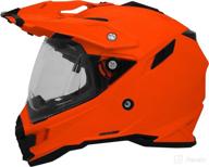 afx fx-41 large safety orange helmet logo