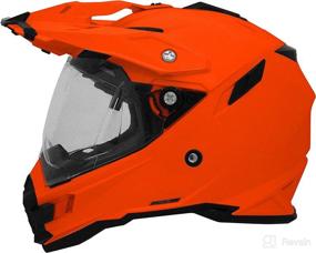 img 4 attached to AFX FX-41 Large Safety Orange Helmet