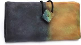 img 3 attached to Genuine Leather Vintage Handmade Organizer Women's Handbags & Wallets at Wallets