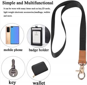 img 1 attached to Key Lanyards,Phone Lanyard,Neck Lanyards Strap Key Chain For Phone Case Men Women