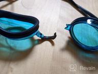 img 1 attached to Crystal Clear Portzon Dynamics Swim Goggles - Comfortable And Leak-Proof For Adult Men And Women review by Matthew Sytniak