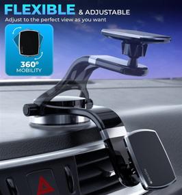 img 1 attached to BesTrix Magnetic Dashboard Compatible Smartphones