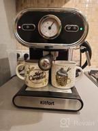 img 1 attached to Rozhkovy coffee maker Kitfort KT-702, black review by Jnis Brveris ᠌