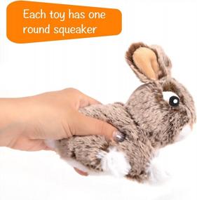 img 1 attached to Interactive Dog Toy With Squeaky Puzzle And Plush Hide And Seek Design - Rabbit And Carrot By Hollypet