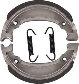 img 1 attached to 🛵 GOOFIT ATV Engine Based Scooter Rear Drum Brake Shoe for 50cc and 70cc Motorcycles