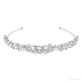 img 2 attached to EVER FAITH Silver Tone Austrian Simulated Hair Care via Hair Accessories