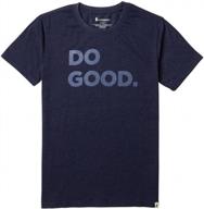 мужская футболка cotopaxi do good tee: экологически чистая рубашка для активного отдыха логотип