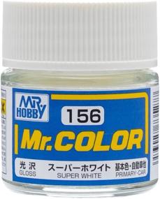 img 1 attached to 10Ml GSI Mr. Color Gloss Super White C156 Paint
