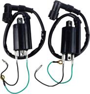 🔥 high-quality ignition coil kit (2pcs) for honda cb350 (1968-1972), cb360t (1975-1977), cj360t (1976-1977), cl350 (1968-1973), cl360 (1974-1976), sl350 (1969-1973) логотип