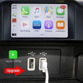 img 1 attached to 🔌 Enhanced Dual USB Interface Module Upgrade for Ford Lincoln SYNC 3 - Apple Carplay Compatible