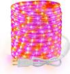 spooky glow: brizlabs orange & purple outdoor tube lights - 18ft 216 led halloween themed rope lights for indoor/outdoor decoration logo