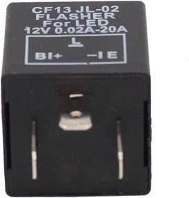 img 1 attached to 🚦 XtremeAmazing 3-Pin CF13 Electronic Flasher Relay: Hyper Blink Flash Solution for Car LED Turn Signal Light Bulbs