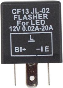 img 3 attached to 🚦 XtremeAmazing 3-Pin CF13 Electronic Flasher Relay: Hyper Blink Flash Solution for Car LED Turn Signal Light Bulbs