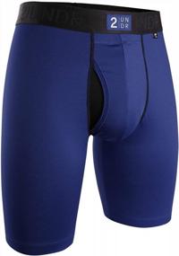 img 3 attached to 2UNDR Mens Power Shift 9" Boxer Long Leg Underwear - Comfort And Support For All Day Wear
